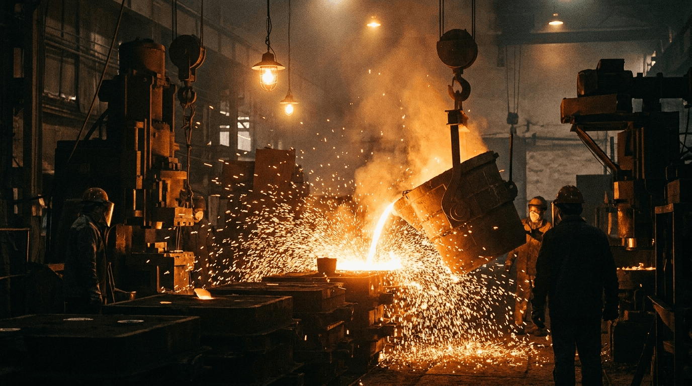 Molten metal pour